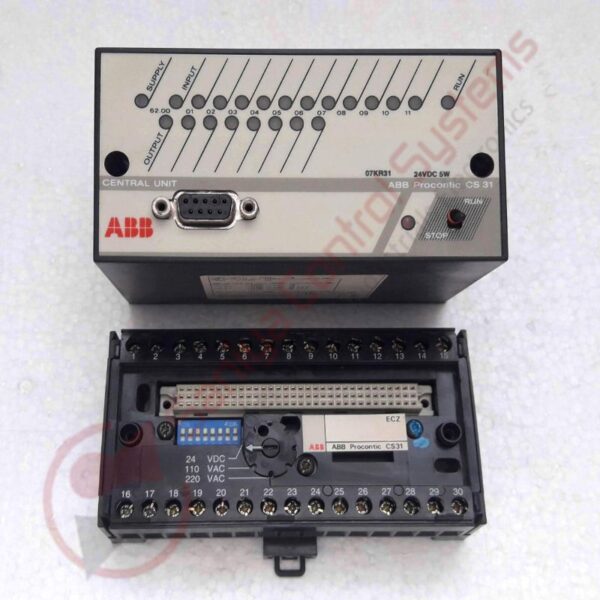 ABB PROCONTIC CS 31 07KR31 CENTRAL UNIT 24V DC