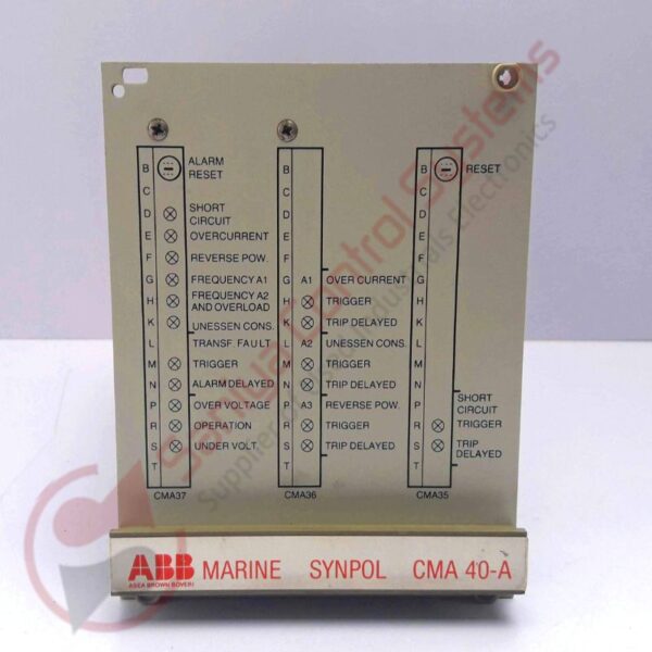 ABB CMA 40-A SYNPOL POWER INSERT CARD