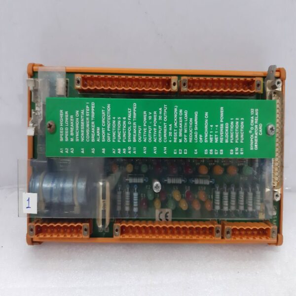 ABB 3DDE 300 412 CMA 132 GENERATOR RELAY TERMINAL BOARD