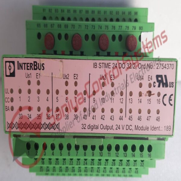 Phoenix Contact IB STME 24 DO 32/2 Interbus Digital Output Module