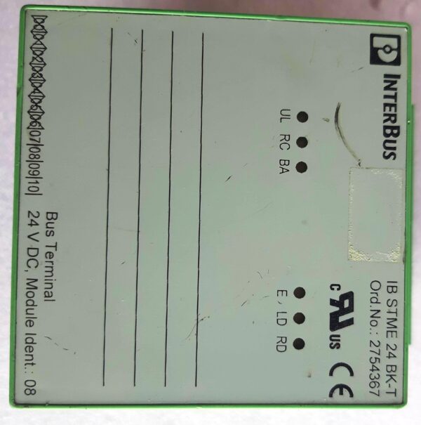 Phoenix Contact IB STME 24 BK-T Bus Coupler 2754367