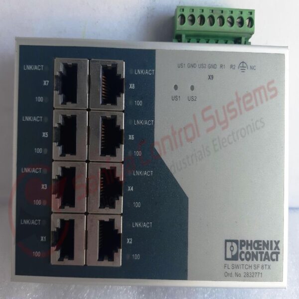PHOENIX CONTACT FL SWITCH SF 8TX INDUSTRIAL ETHERNET SWITCH