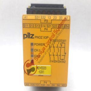 Pilz PNOZ X3P 24VDC 24VAC 3N/O 1N/C 1SO Safety Relay 777310