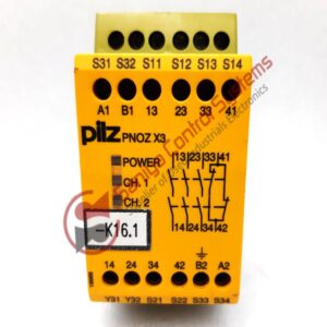 Pilz PNOZ X3 230VAC 24VDC 3N/O 1N/C 1SO Safety Relay 774318