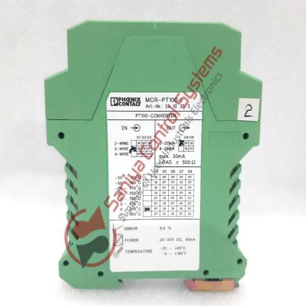 Phoenix Contact MCR-PT100/I Temperature Transmitter 2810353