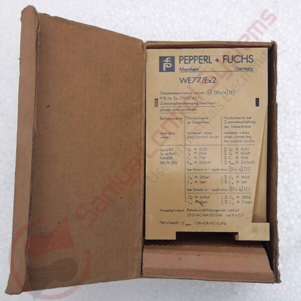 PEPPERL FUCHS WE77/Ex2 SWITCH AMPLIFIER