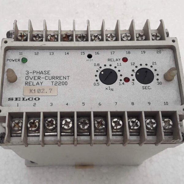 Selco T2200 3-Phase Over-Current Relay T2200-06