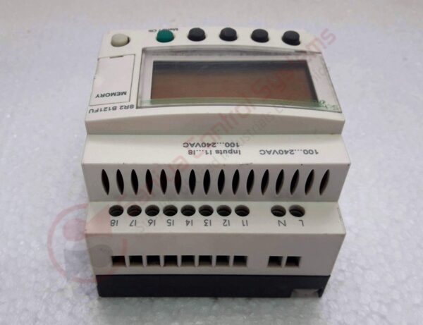SCHNEIDER SR2 B121FU 100-240-VAC ZELIO SR2 12 I-O WITH DISPLAY RELAY