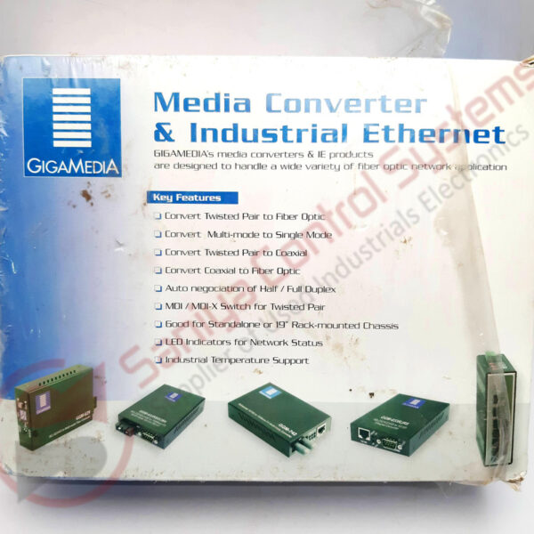 GIGAMEDIA VDI INS8R2LC INDUSTRIAL ETHERNET SWITCH
