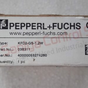 PEPPERL FUCHS KFD2-GS-1.2W CURRENT VOLTAGE TRIP VALUE