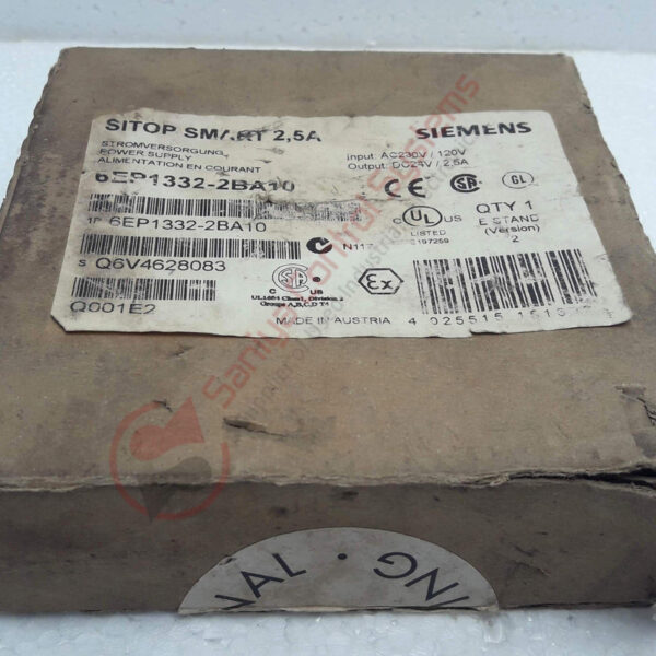SIEMENS 6EP1-332-2BA10 POWER SUPPLY
