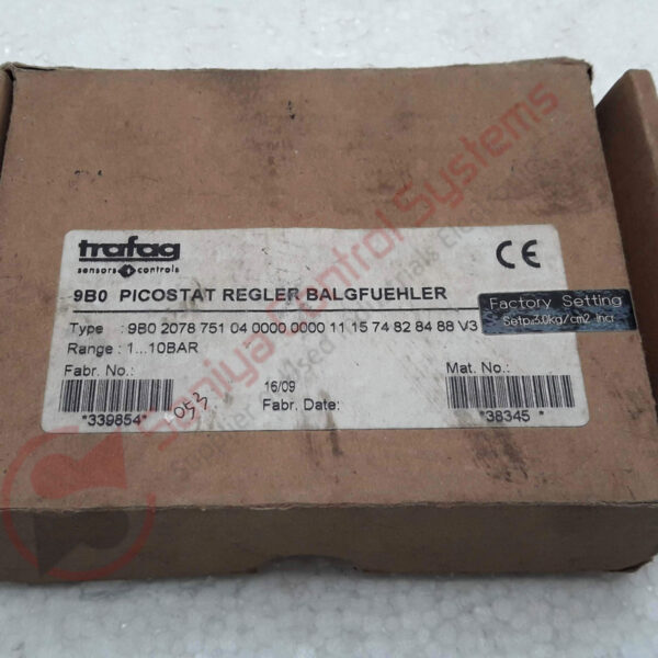 TRAFAG 9K0.2085 PRESSURE SWITCH