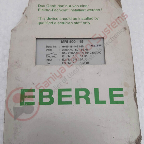 EBERLE MRI 400-15 MULTIFUNCTION RELAY