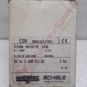 SCHIELE 2.450.211.01 VOLTAGE MONITORING RELAY