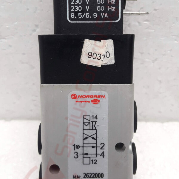 Norgren 2622000 Solenoid Valve With Coil 3052