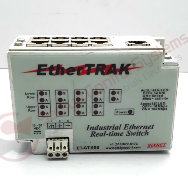 SIXNET ETGT-9ES INDUSTRIAL ETHERNET REAL TIME SWITCH