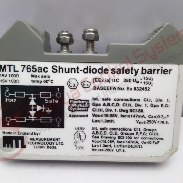 MTL 765AC Shunt-Diode Safety Barrier