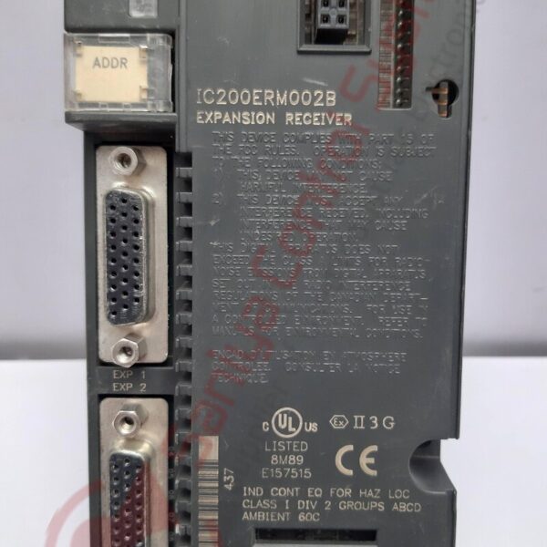 GE FANUC IC200ERM002B EXPANSION RECEIVER