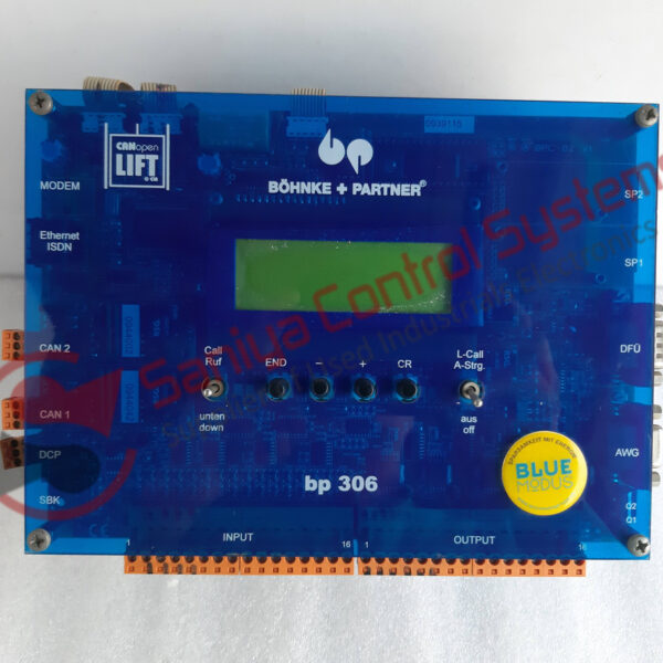 BOHNKE + PARTNER BP 306 CANOPEN LIFT CONTROL SYSTEM