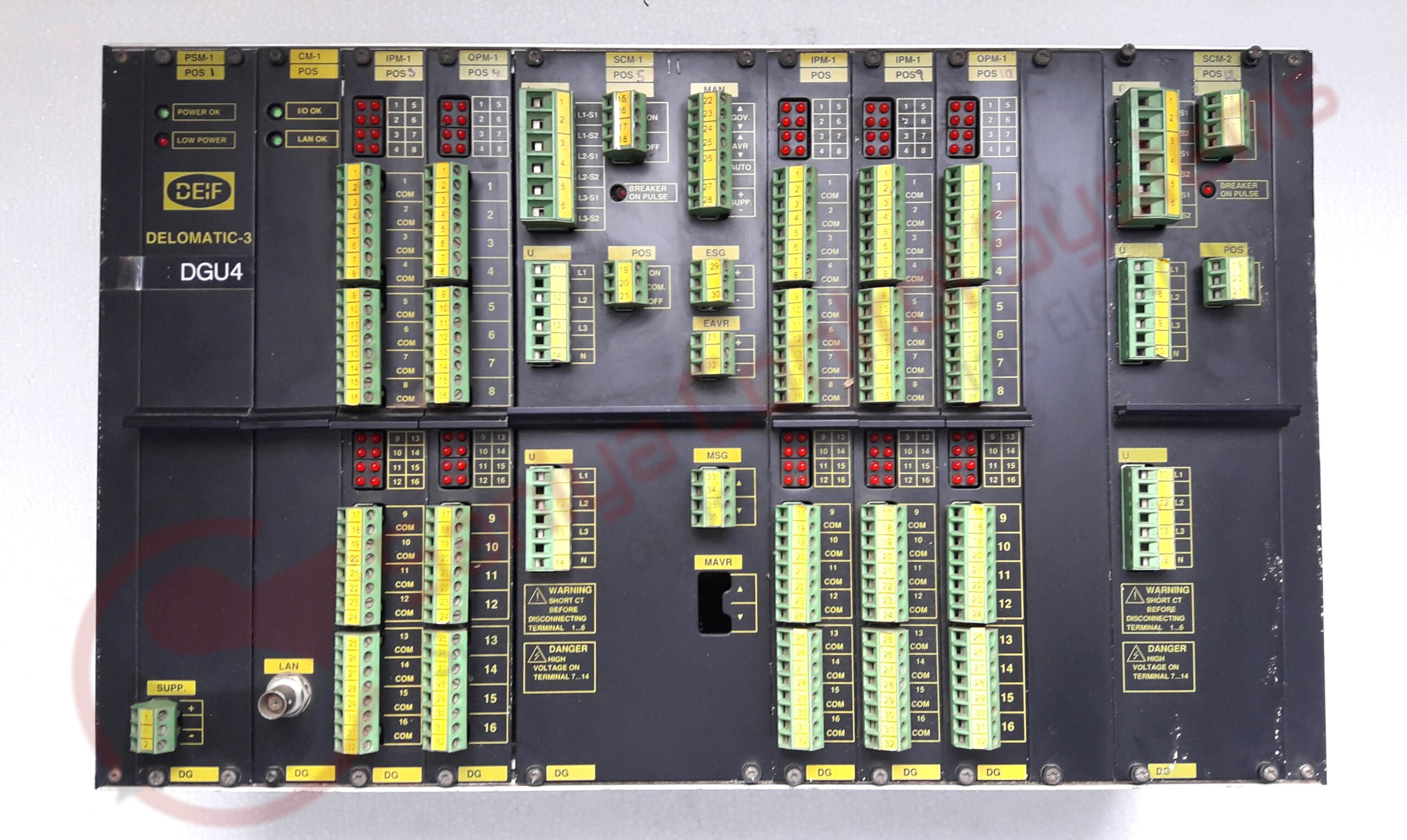 DEIF DELOMATIC -3 DGU-4 MULTI FUNCTION CONTROL SYSTEM DEIF DELOMATIC -3 DGU-4 MULTI FUNCTION CONTROL SYSTEM