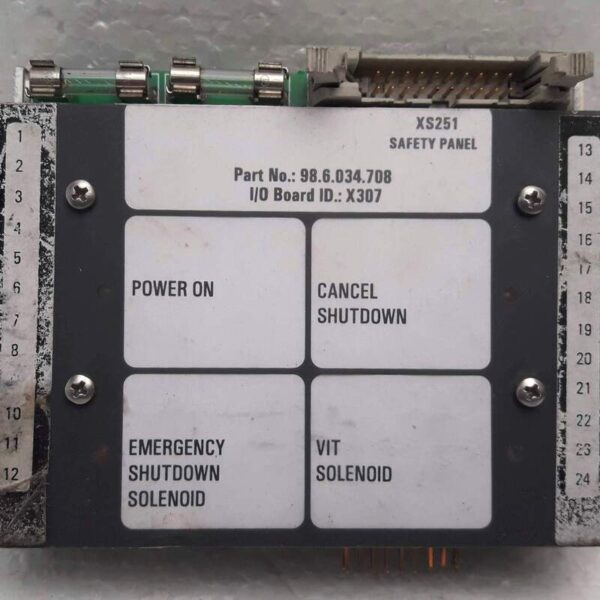 PRAXIS 98.6.034.708 SAFETY PANEL