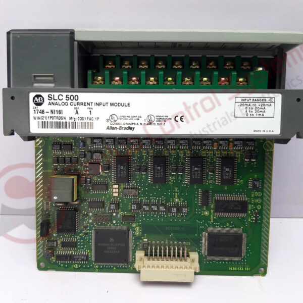 ALLEN BRADLEY 1746-NI16I SLC 500 ANALOG INPUT MODULE