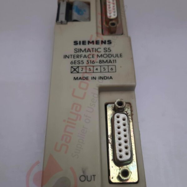 SIEMENS 6ES5 316-8MA11 SIMATIC S5 INTERFACE MODULE