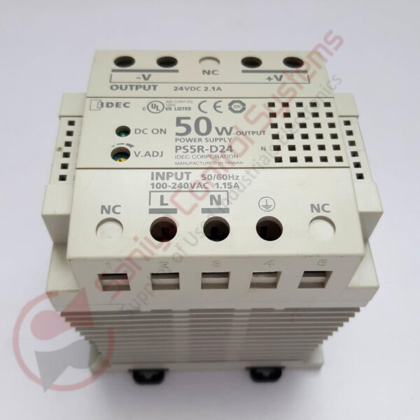 IDEC PS5R-D24 SERIES DIN RAIL MOUNT POWER SUPPLY