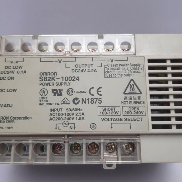 OMRON S82K-10024 POWER SUPPLY