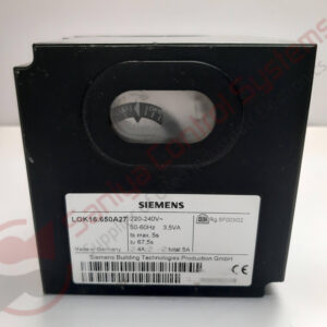 SIEMENS LOK16.650A27 BURNER CONTROL