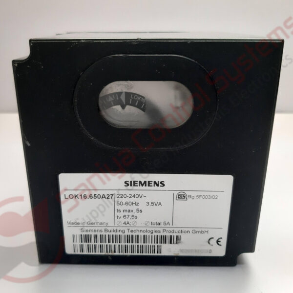 SIEMENS LOK16.650A27 BURNER CONTROL