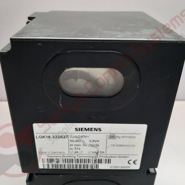 SIEMENS LGK 16.333A27 BURNER CONTROLLER