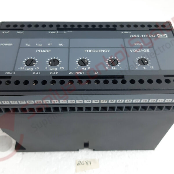 Deif HAS-111DG Synchronization & Circuit Breaker Closing