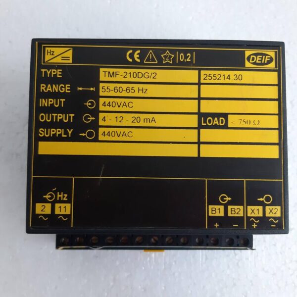 DEIF TMF-210DG/2 FREQUENCY TRANSDUCER