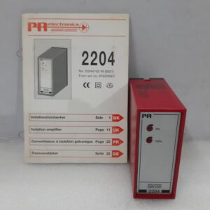 PR ELECTRONICS 2204 ISOLATION AMPLIFIER