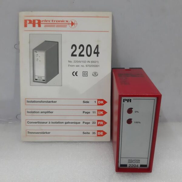 PR ELECTRONICS 2204 ISOLATION AMPLIFIER