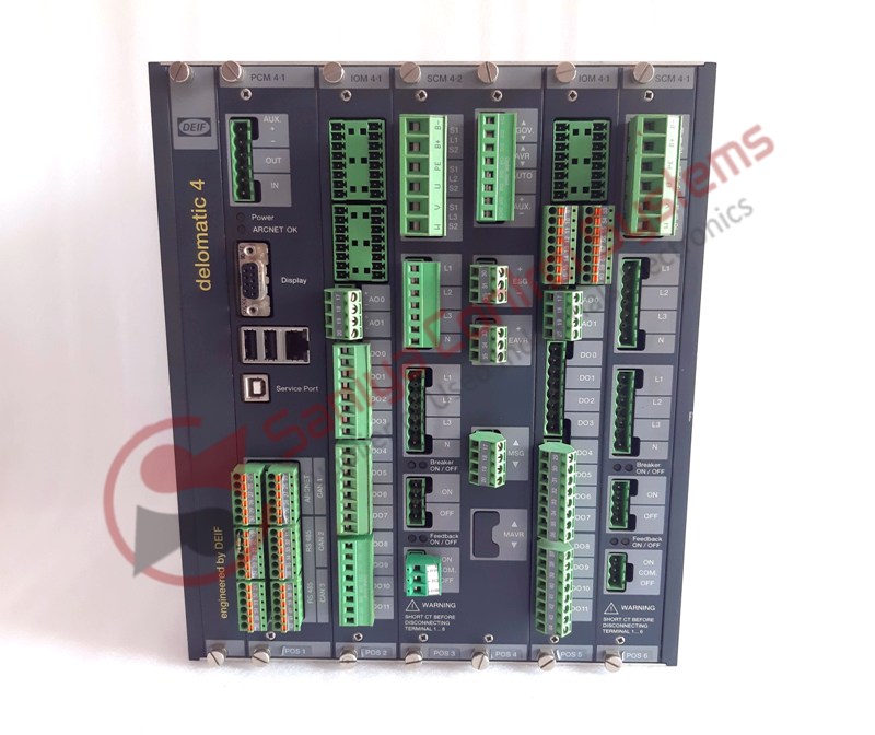 DEIF DELOMATIC 4 DGU 0001 CONTROL UNIT WITH DU-2 MKII DISPLAY DEIF DELOMATIC 4 DGU 0001 CONTROL UNIT WITH DU-2 MKII DISPLAY