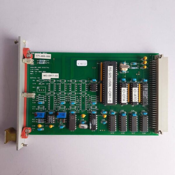 Pwd 101-002-004 Analog And Digital I/O Card Rev.1