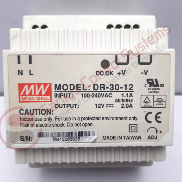 MEAN WELL DR-30-12 SWITCHING POWER SUPPLY