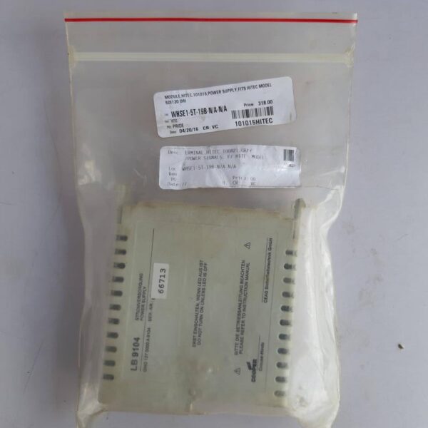 COOPER LB 9104 POWER SUPPLY
