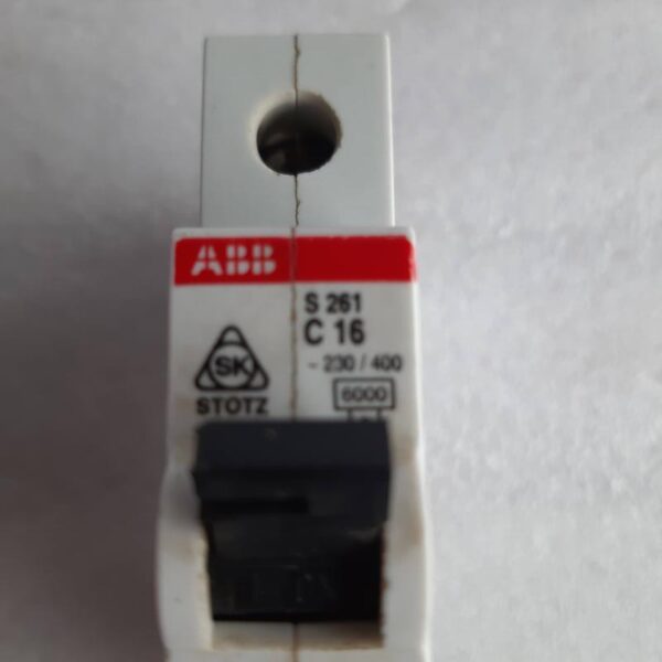 Abb S261 C16 Circuit Breaker 230/400 VAC