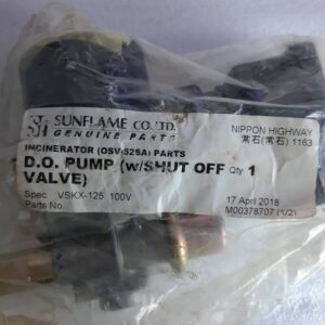 SUNFLAME VSKX-125 D.O. PUMP VALVE