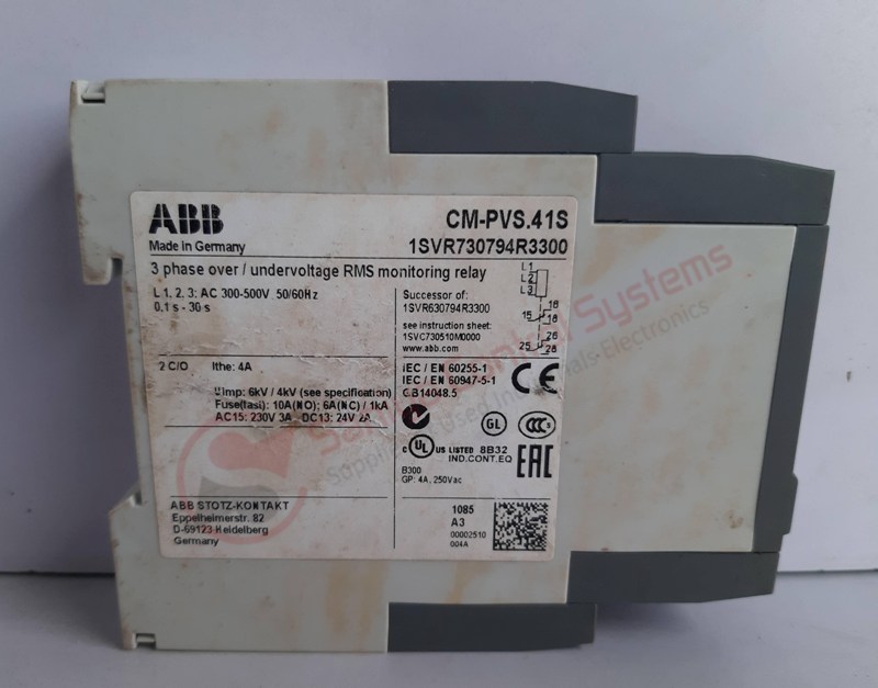 ABB CM-PVS.41S MONITORING RELAY ABB CM-PVS.41S MONITORING RELAY
