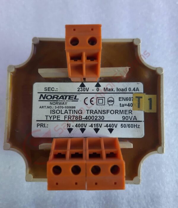 NORATEL FR78B-400230 ISOLATING TRANSFORMER