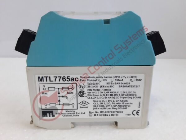 MTL 7765AC SHUNT DIODE SAFETY BARRIER