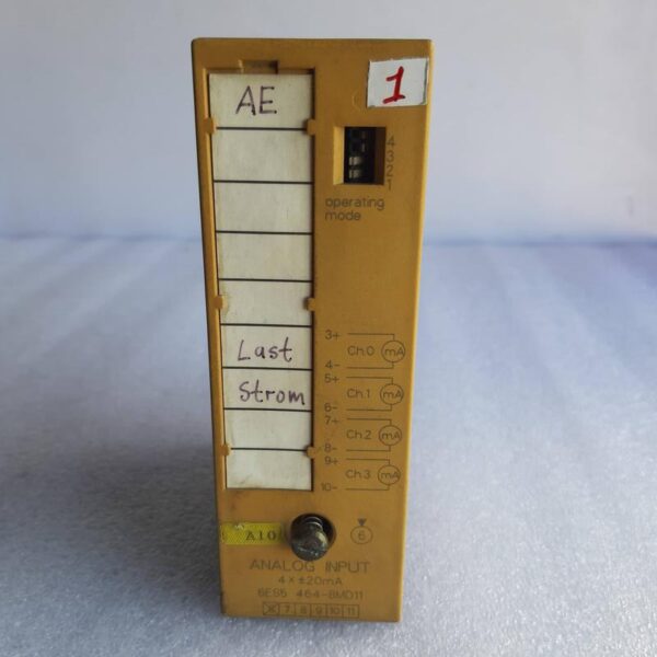 SIEMENS SIMATIC S5 6ES5 464-8MD11 ANALOG INPUT