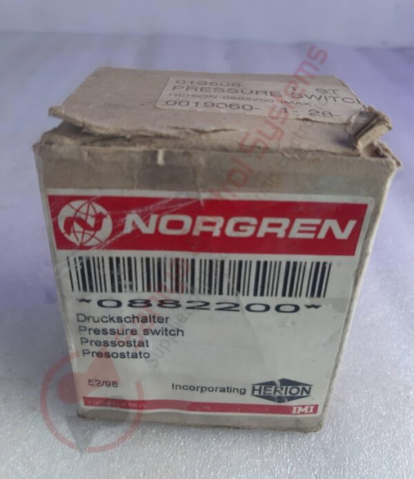 NORGREN 18D 0882100 PRESSURE SWITCH