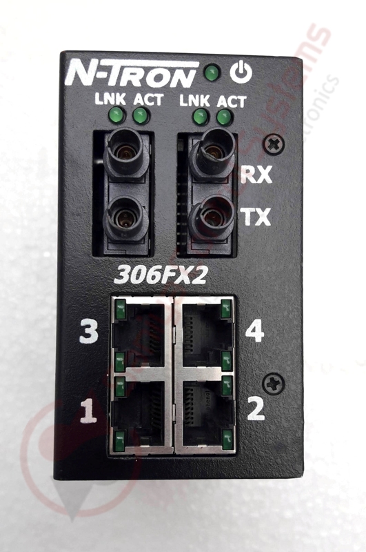 RED LION N-TRON 306FX2-N-ST ETHERNET SWITCH