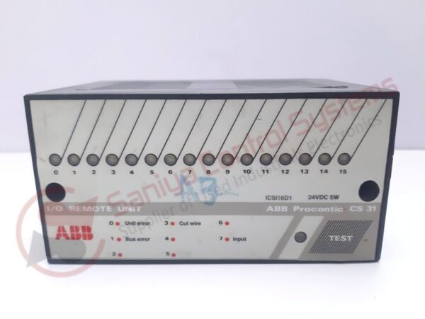 ABB ICSI16D1 PROCONTIC CS 31 I/O REMOTE UNIT  