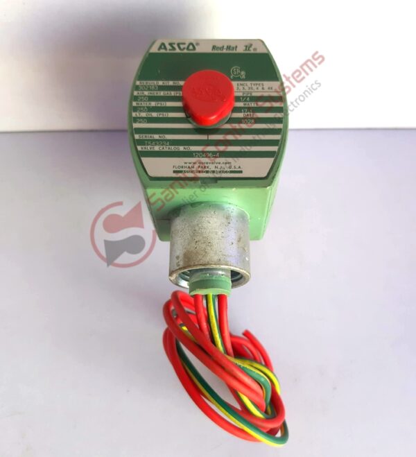 ASCO 120496-4 SOLENOID VALVE RED HAT